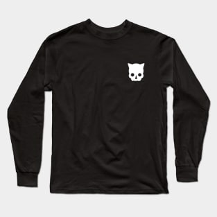 Cat Skull Long Sleeve T-Shirt